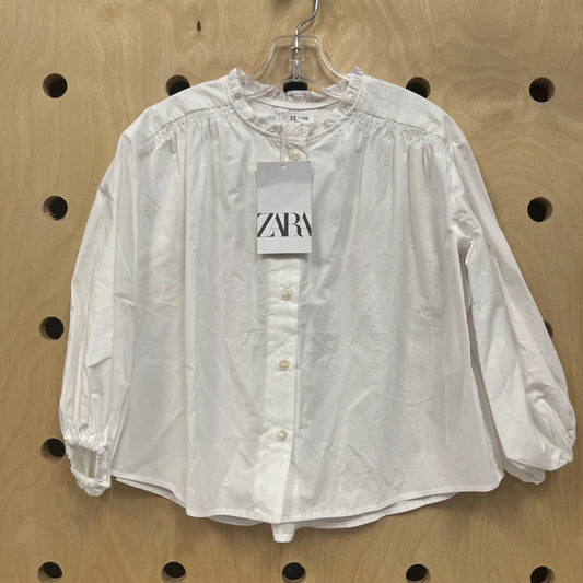 White Puff 3/4 Sleeve Blouse NEW!