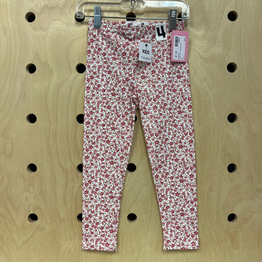 Cream Floral Leggings NEW!