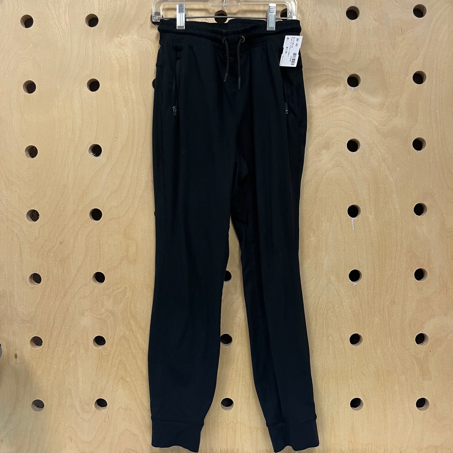 Black Zip Pocket Joggers