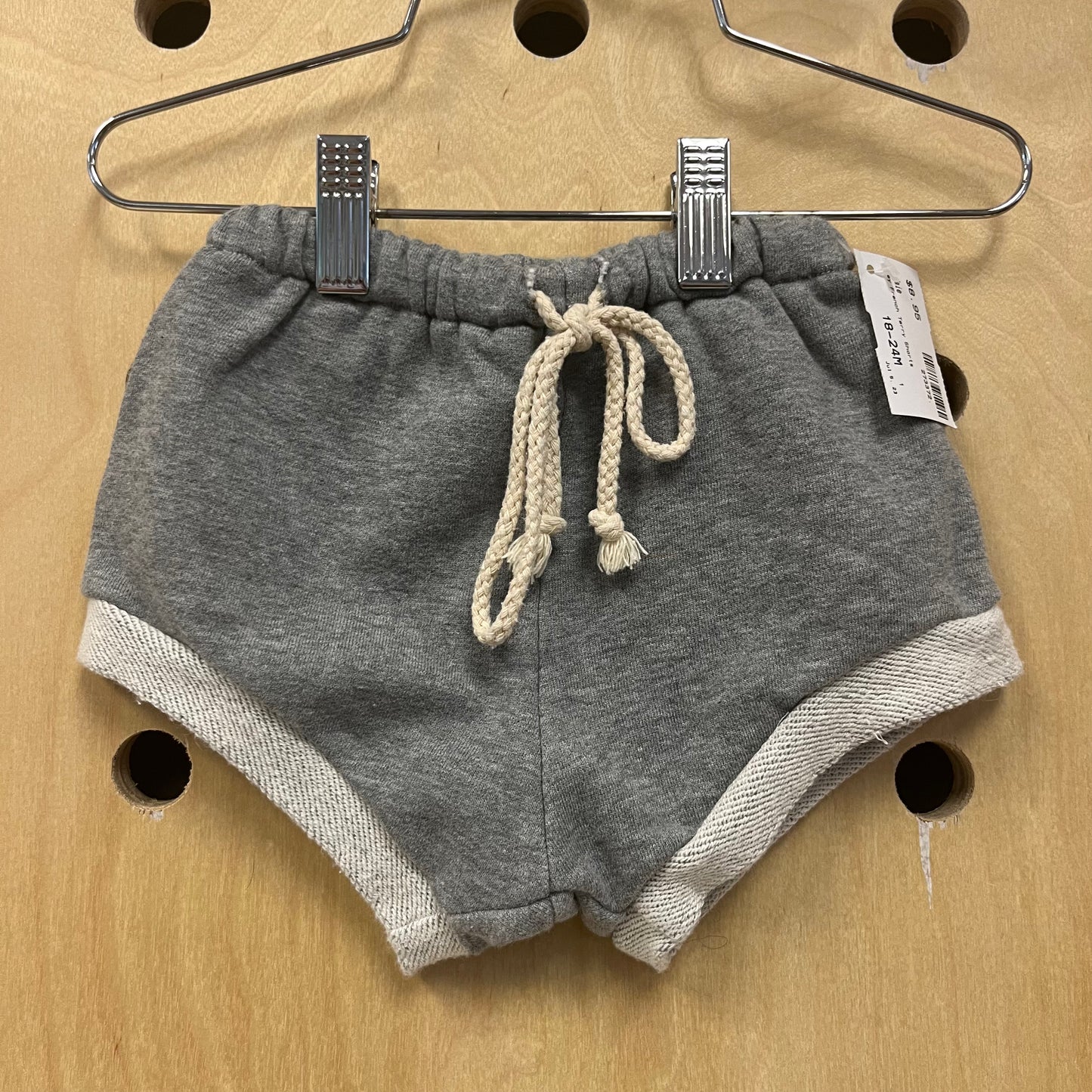 Grey French Terry Shorts