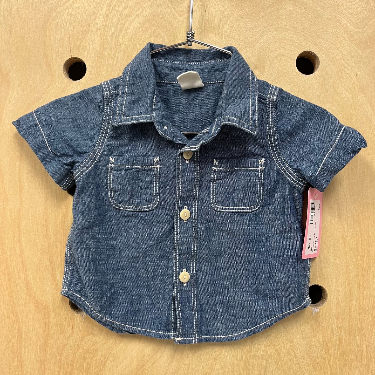 Chambray SS Button Up