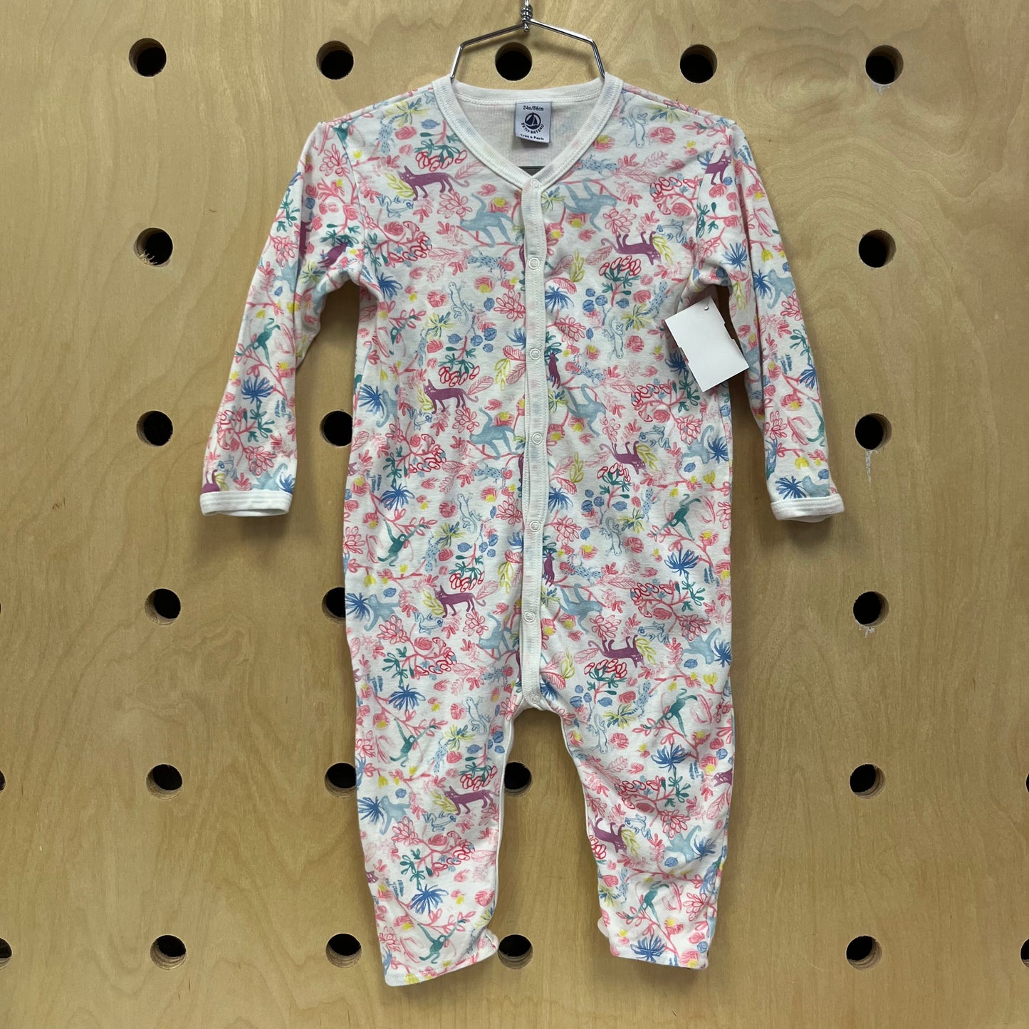 Rainforest Animals Snap Romper