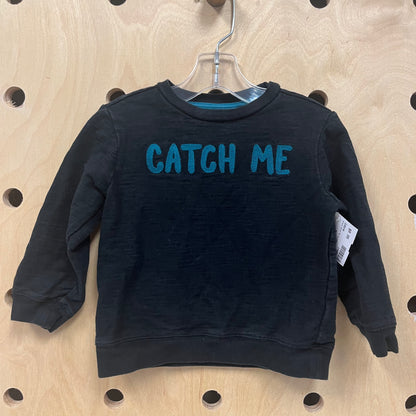Black Catch Me Pullover