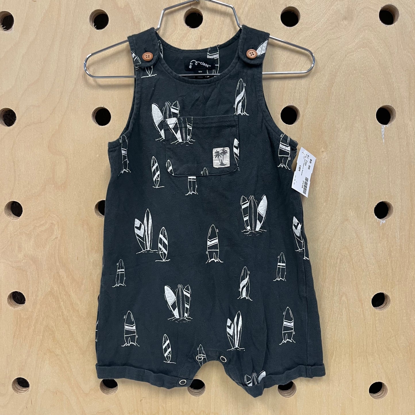 Grey Surfboard Romper