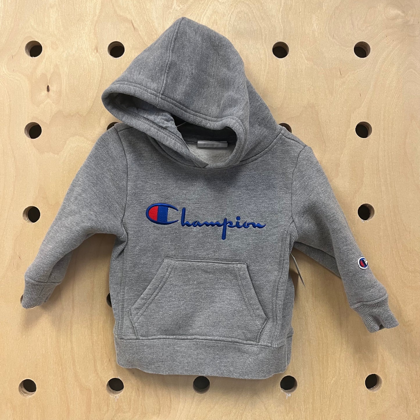Grey Champion Logo Hoodie