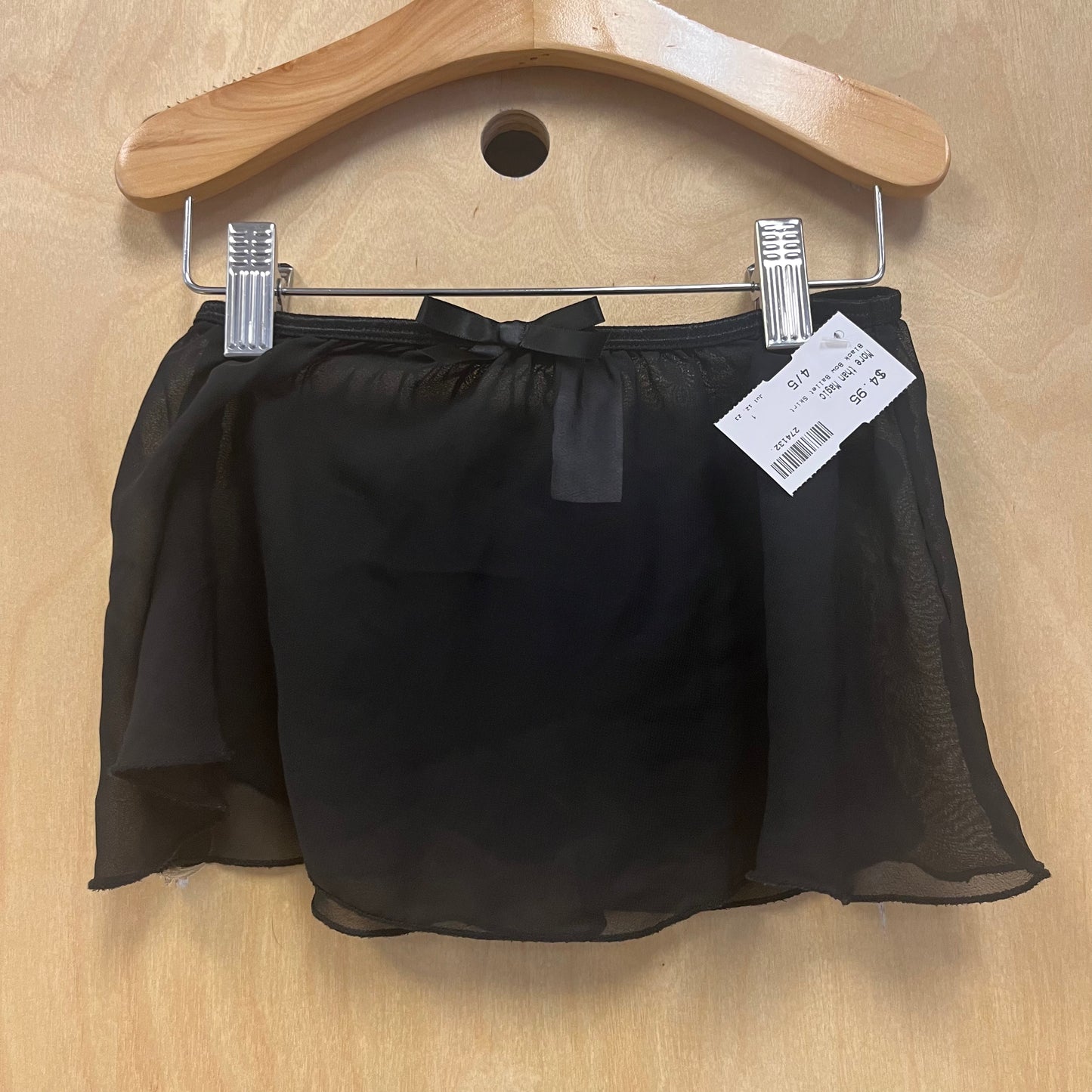 Black Bow Ballet Skirt
