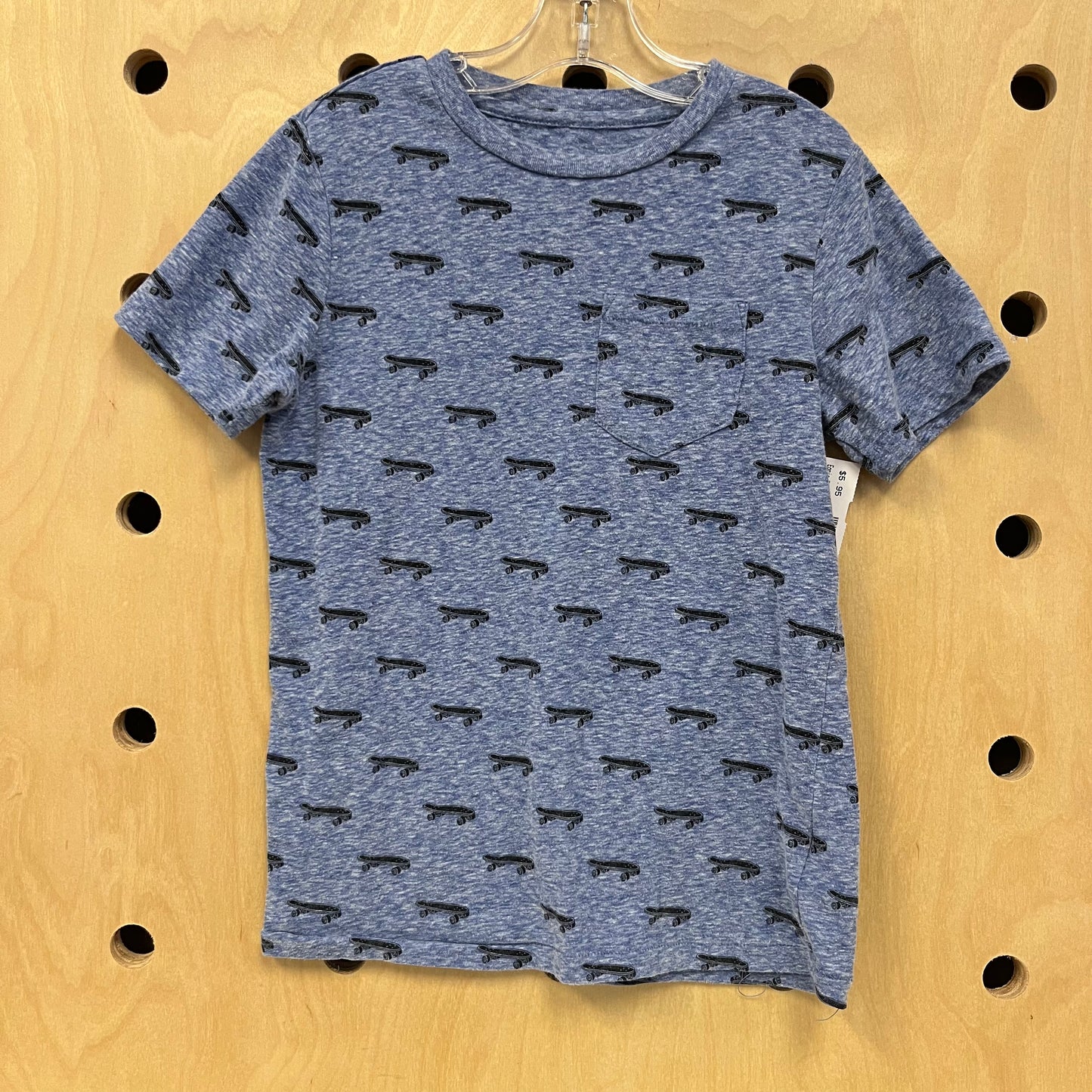 Blue Skateboard Tee