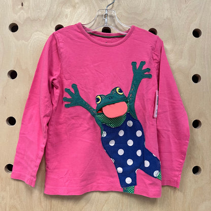 Pink Frog Long Sleeve Shirt
