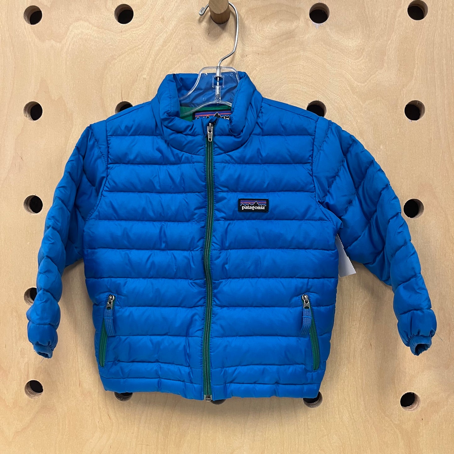 Blue Down Sweater Jacket
