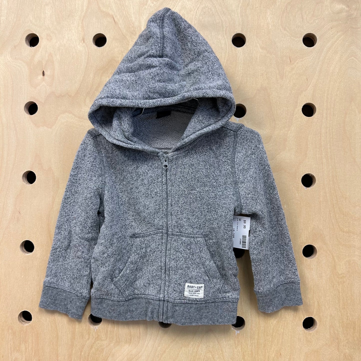 Grey Zip Hoodie
