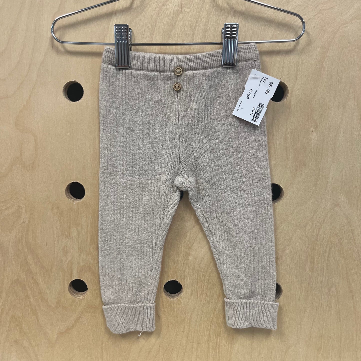 Taupe Knit Joggers