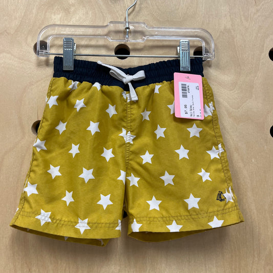 Yellow Star Swim Trunks