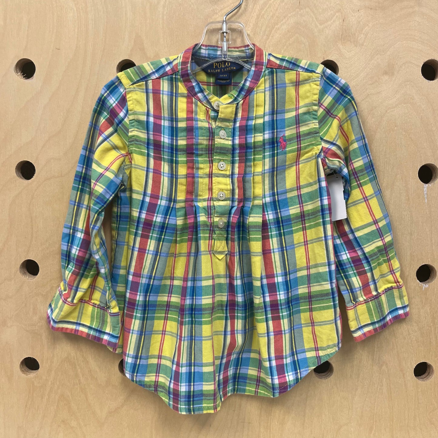 Bright Plaid Top