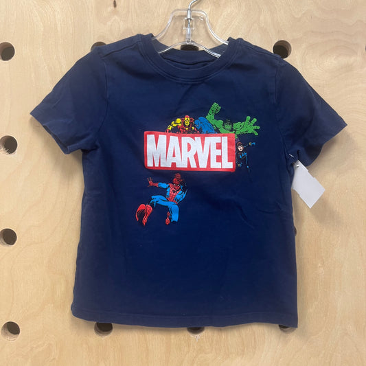 Dark Blue Marvel Tee