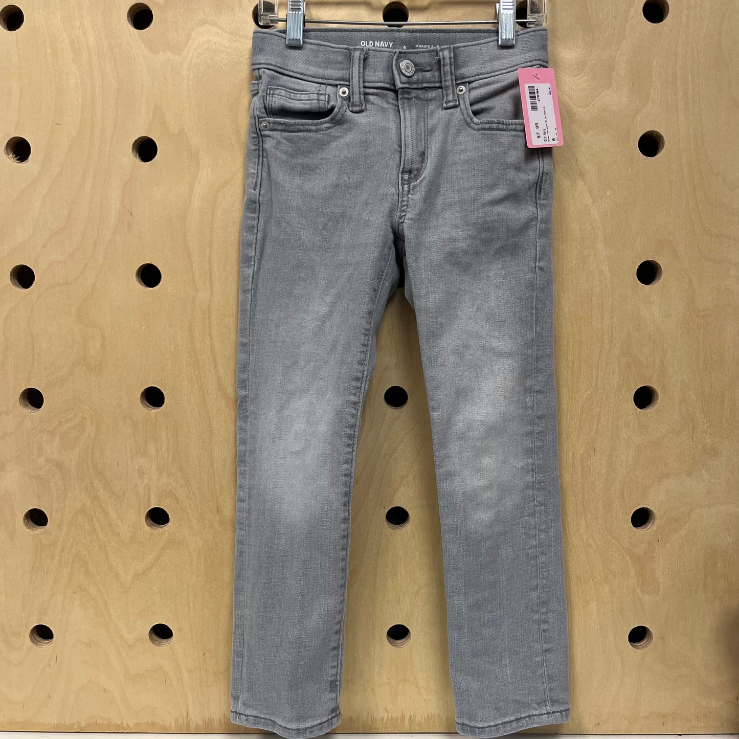 Grey Karate Slim Denim