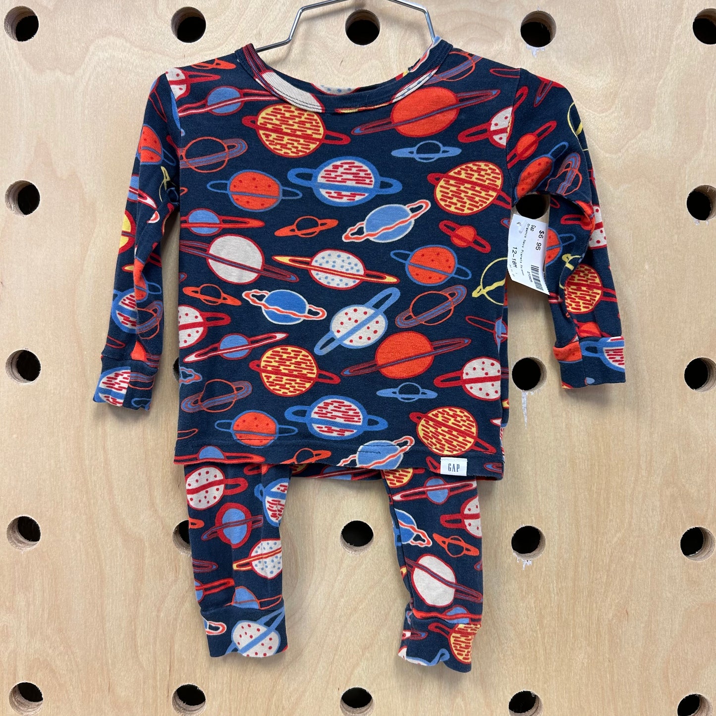Organic Navy Planets Pajamas