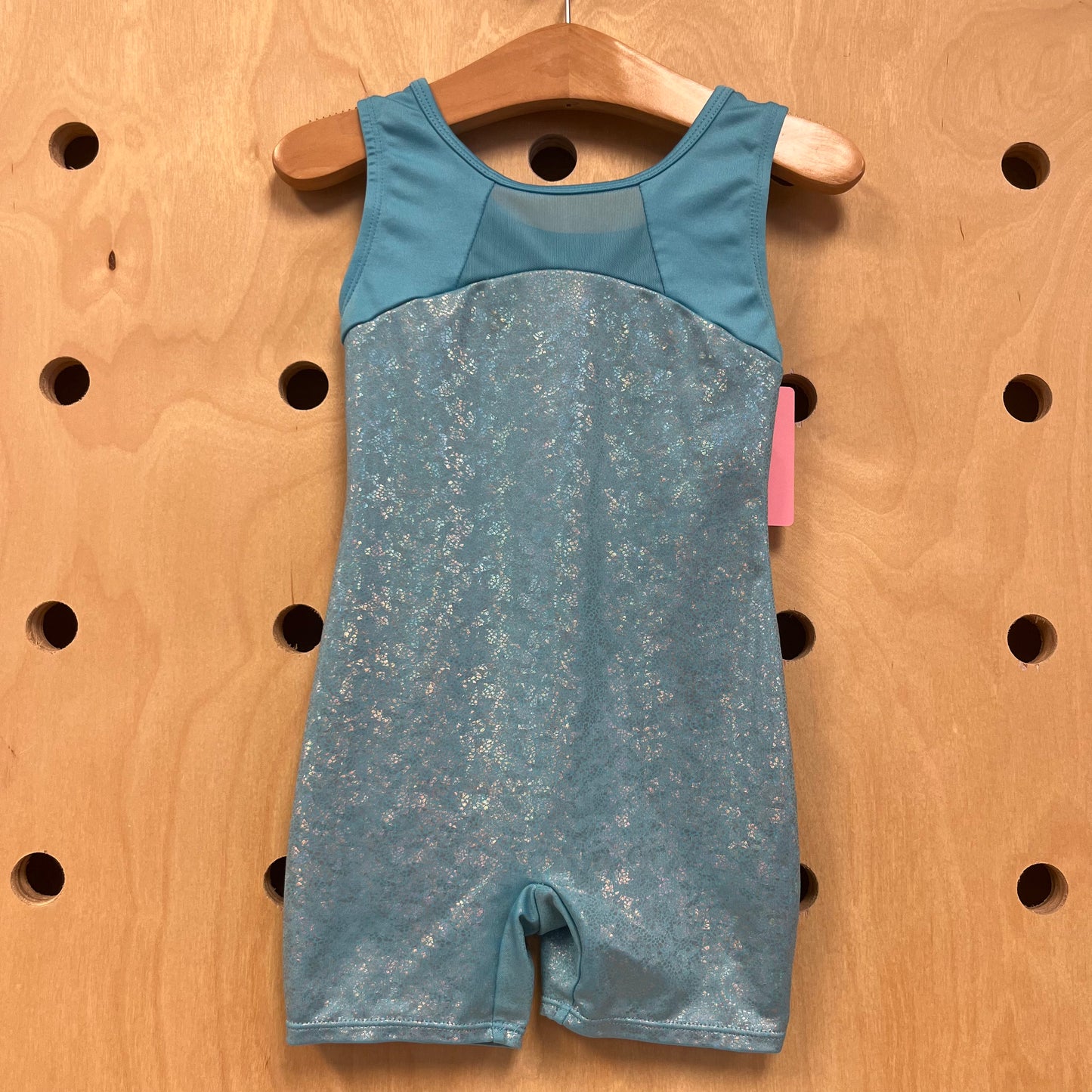 Teal+Silver Leotard