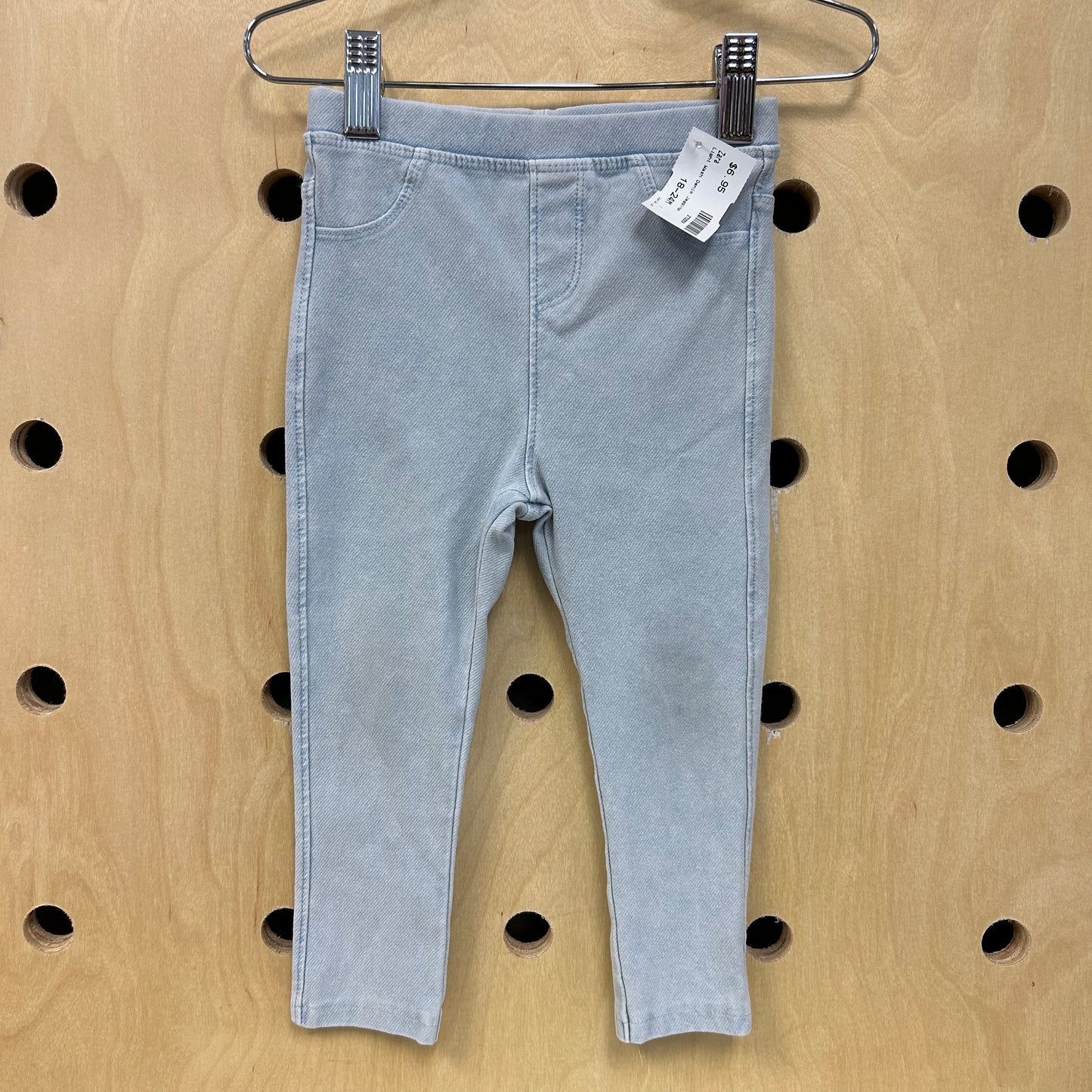 Light Wash Denim Jeggings