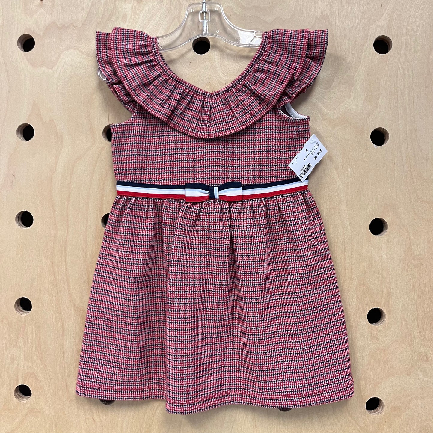 Houndstooth RW&B Dress