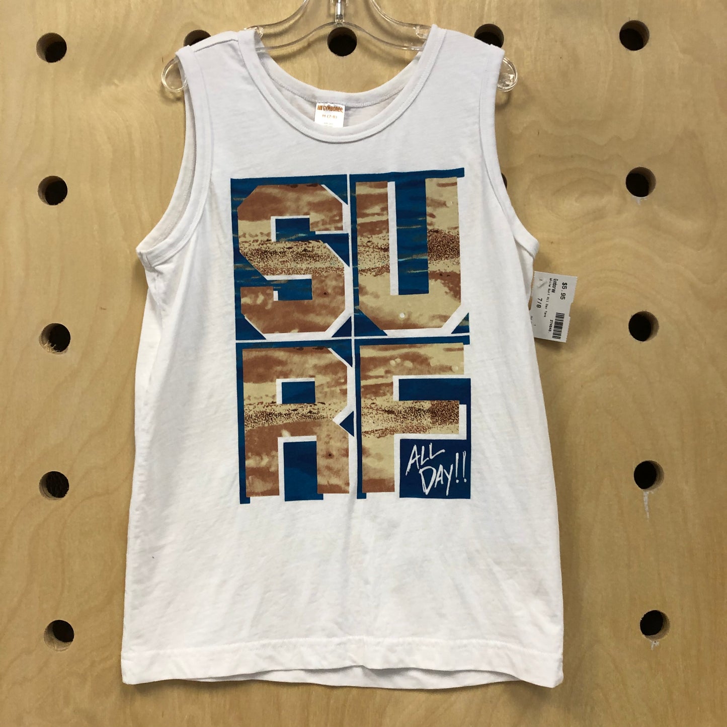 White Surf All Day Tank