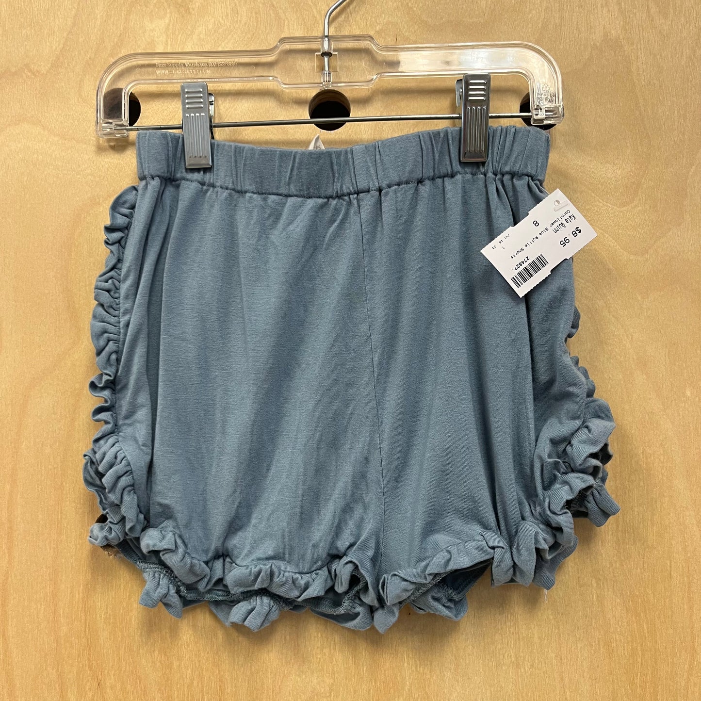 Cornflower Blue Ruffle Shorties