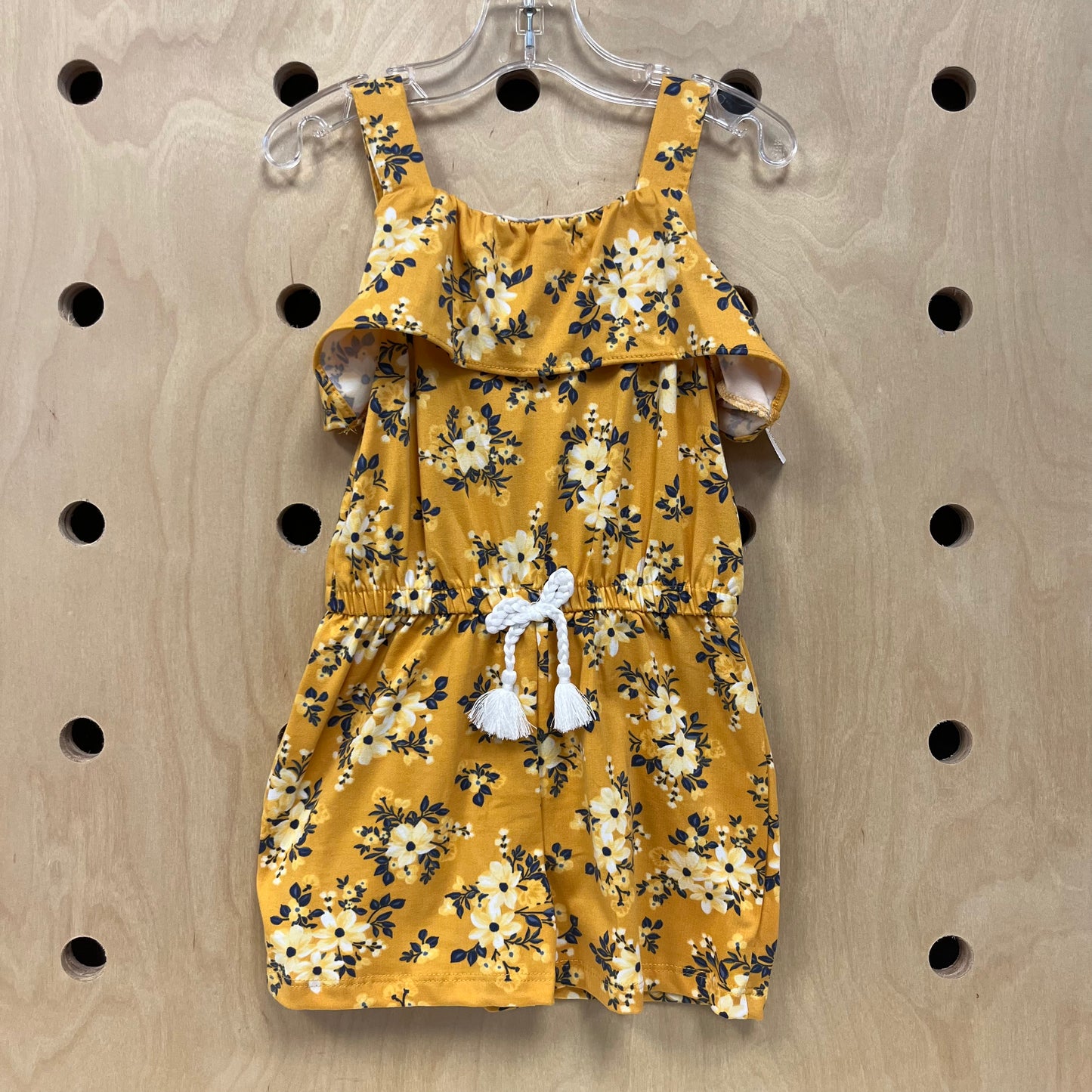 Yellow Floral Soft Romper