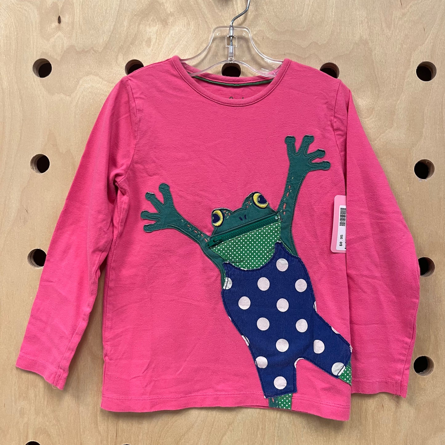 Pink Frog Long Sleeve Shirt