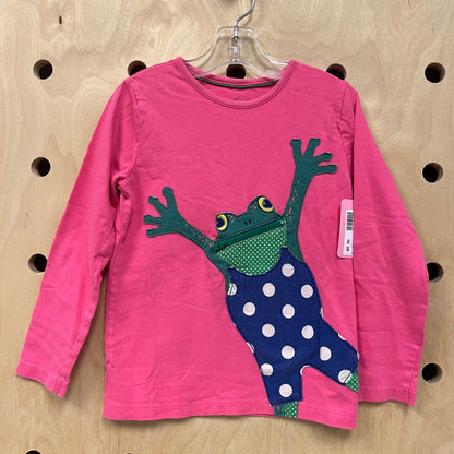 Pink Frog Long Sleeve Shirt