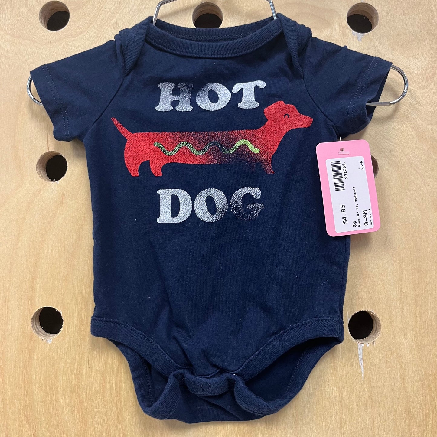Blue Hot Dog Bodysuit