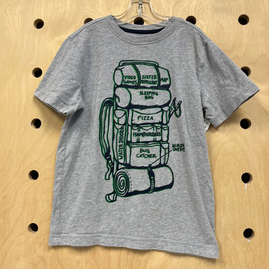 Backpack Grey Short Sleeve Tee