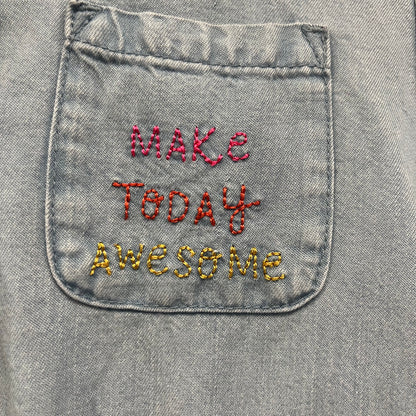 Denim Make Today Awesome Dress