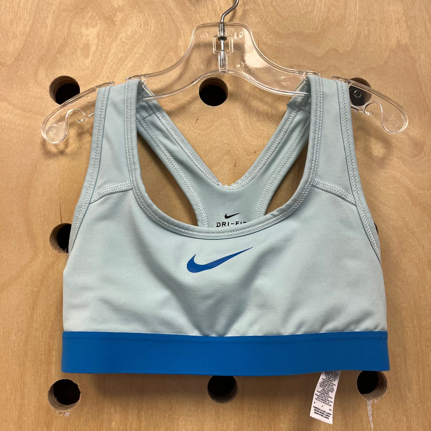 Blue Dri Fit Sports Bra