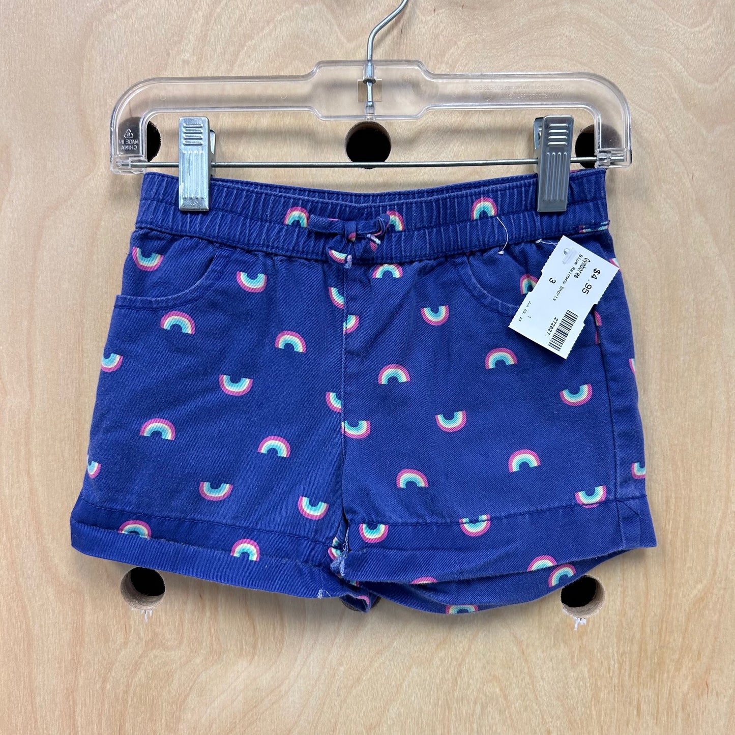 Blue Rainbow Shorts
