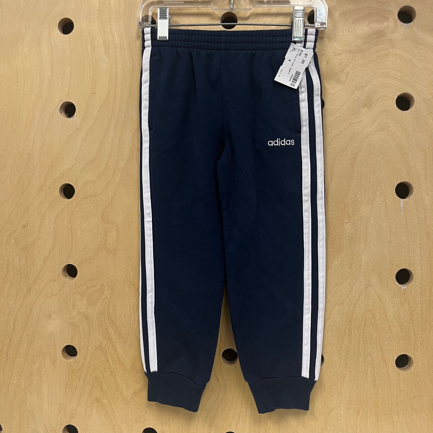 Navy Blue Striped Joggers