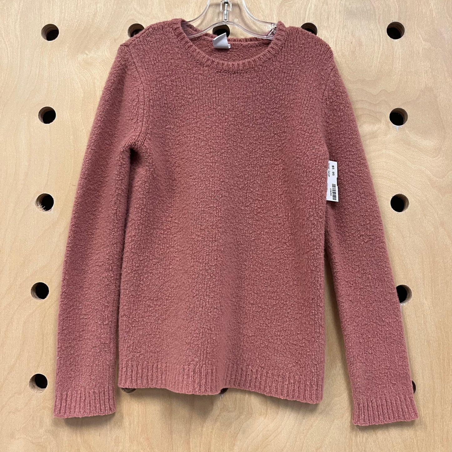 Pink & Gold Tinsel Sweater