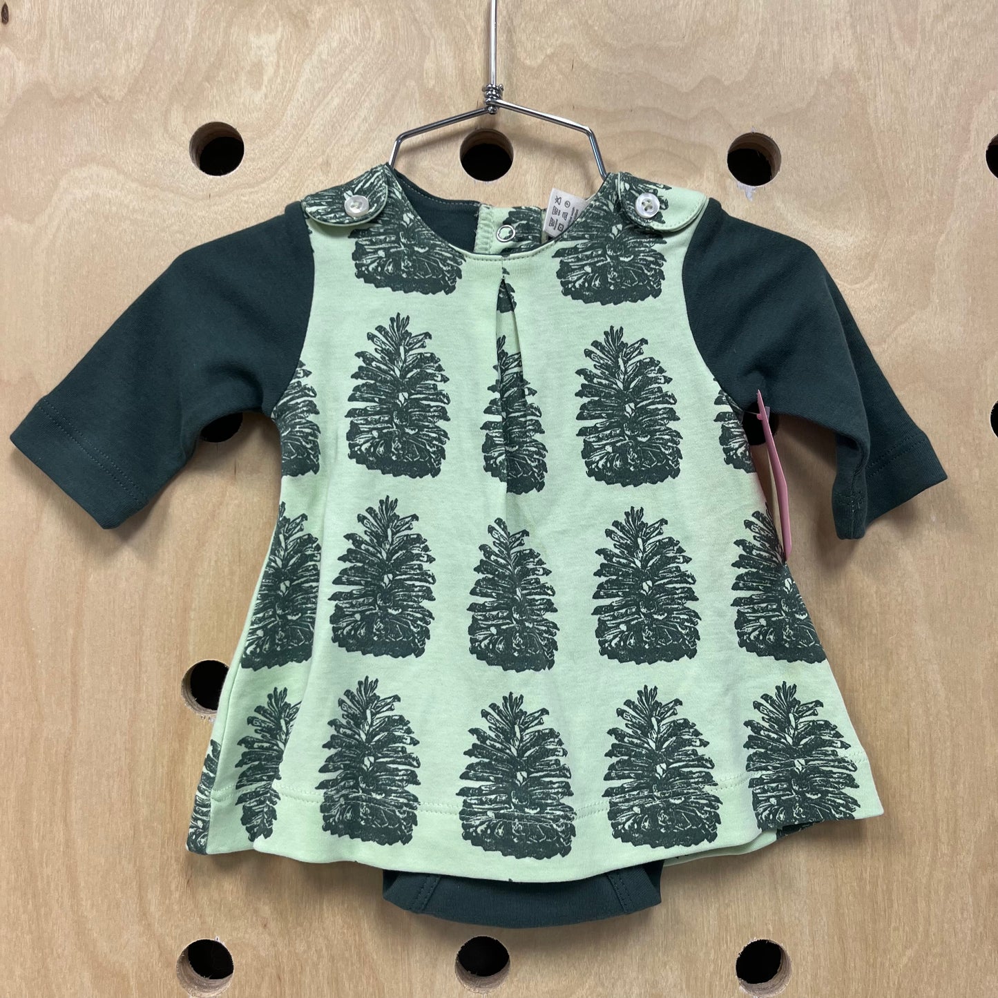 Green Pinecone Romper