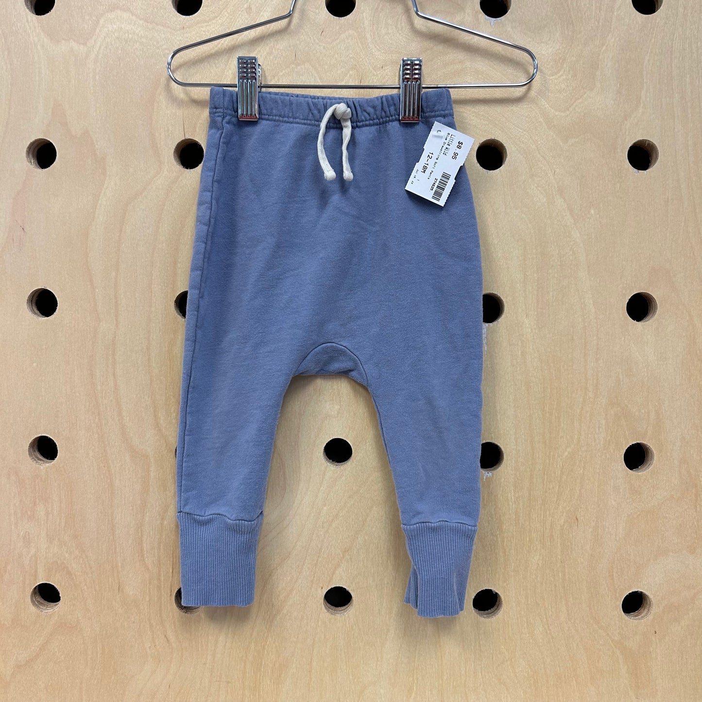 Blue Drawstring Soft Pants