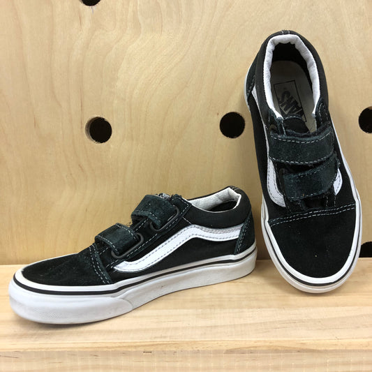 Black & White Velcro Sneakers