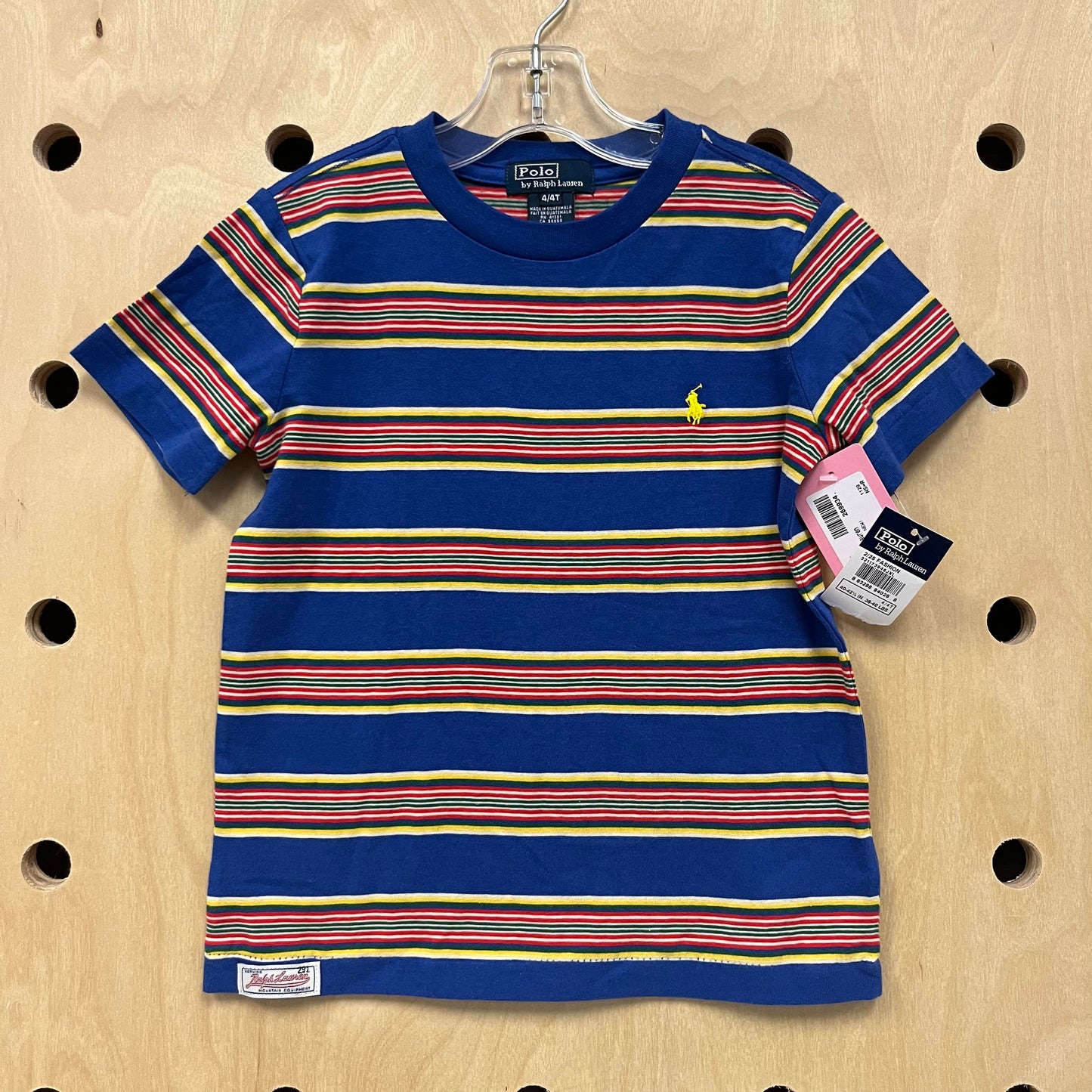 Blue Striped Polo NEW!