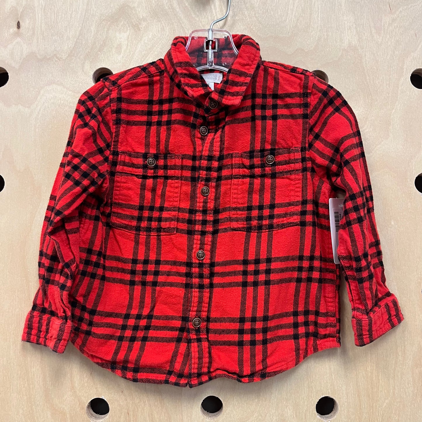 Red+Black Plaid Flannel