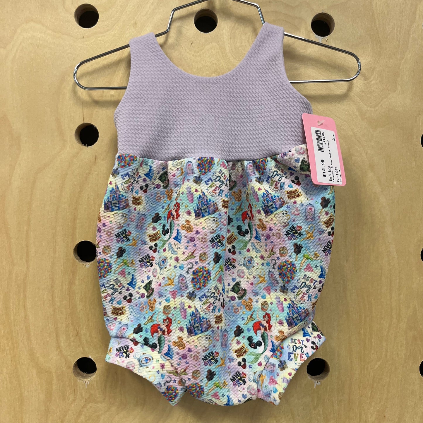 Lavender Disney Bubble Romper
