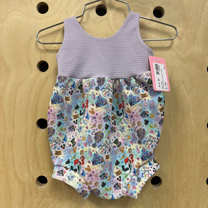 Lavender Disney Bubble Romper