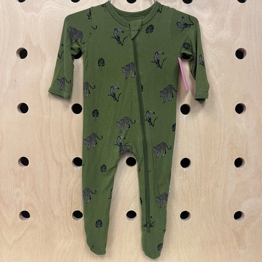 Green Jungle Bamboo Zippy