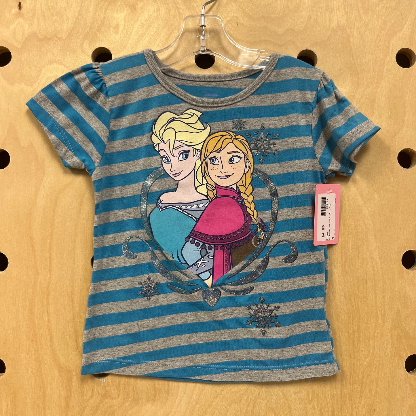 Blue+Grey Striped Sisters Tee