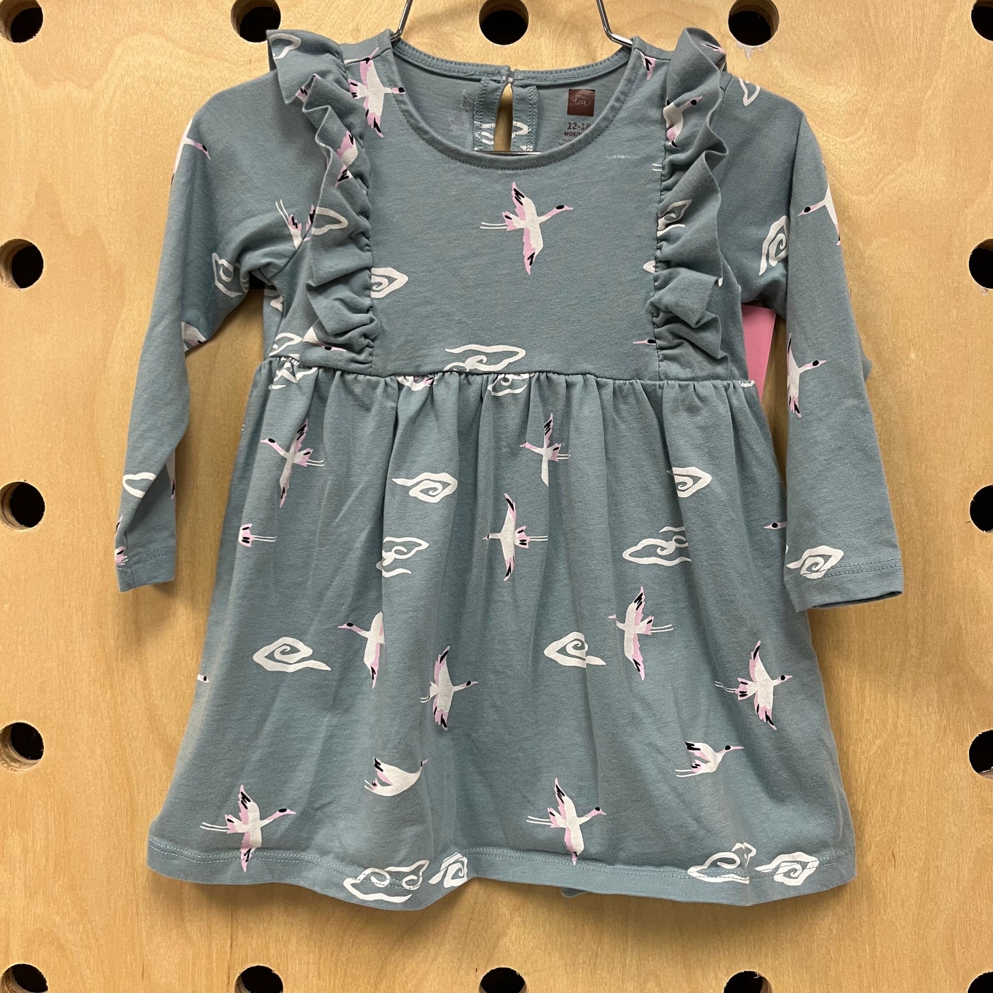 Blue Flying Bird Dress