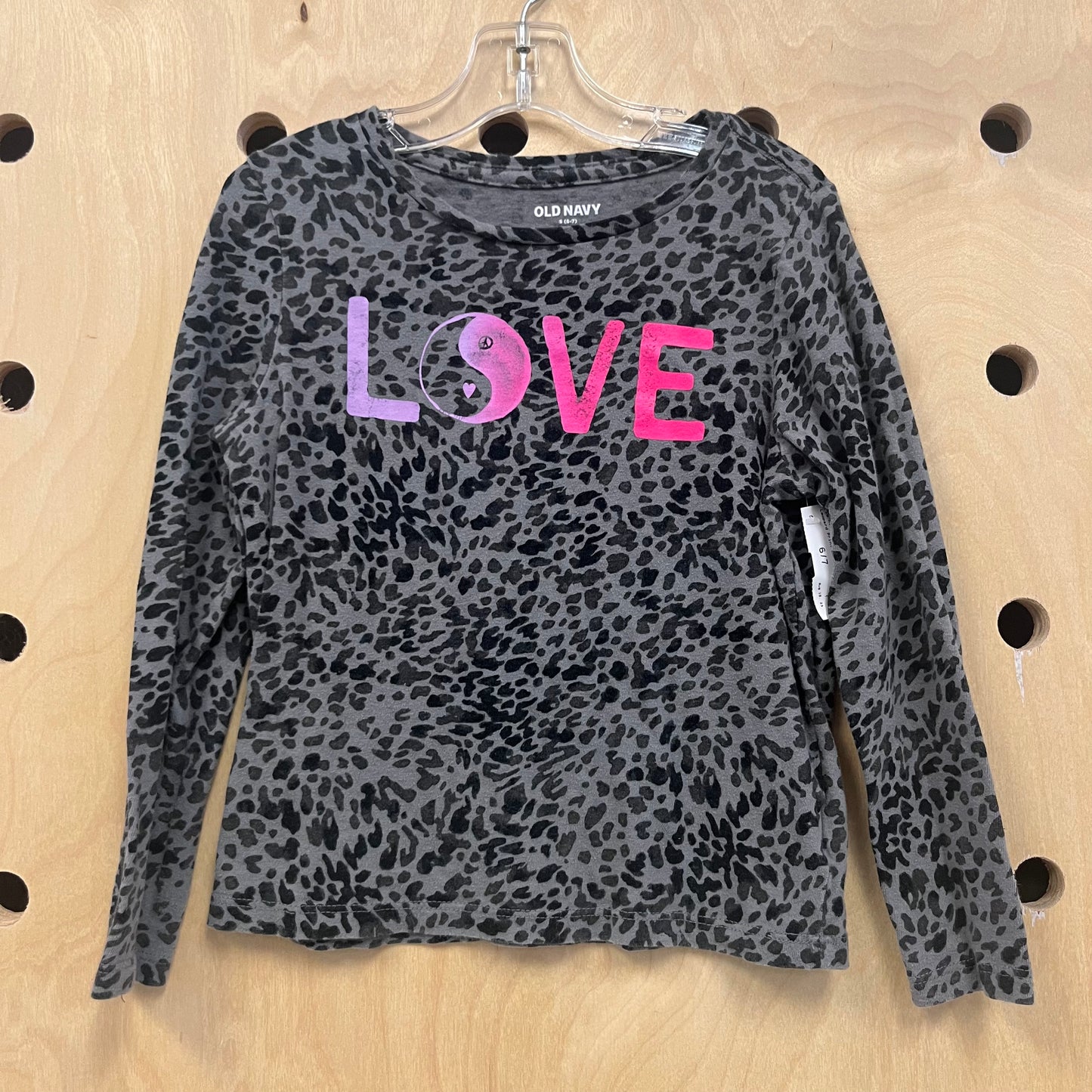 Leopard Print Long Sleeve Tee
