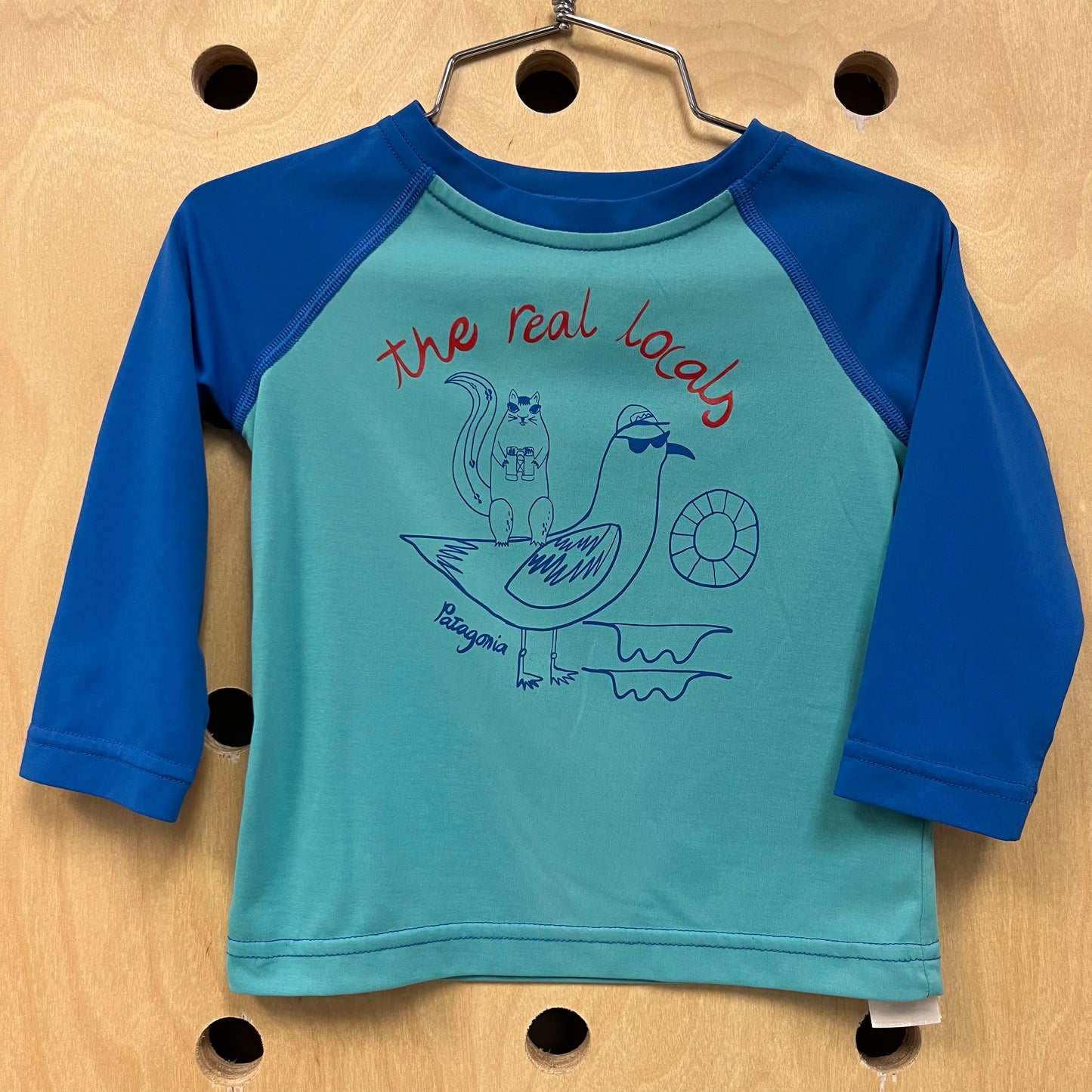 The Real Locals Raglan Capilene Tee