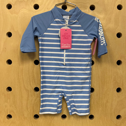 Blue Stiriped Swimsuit NEW!