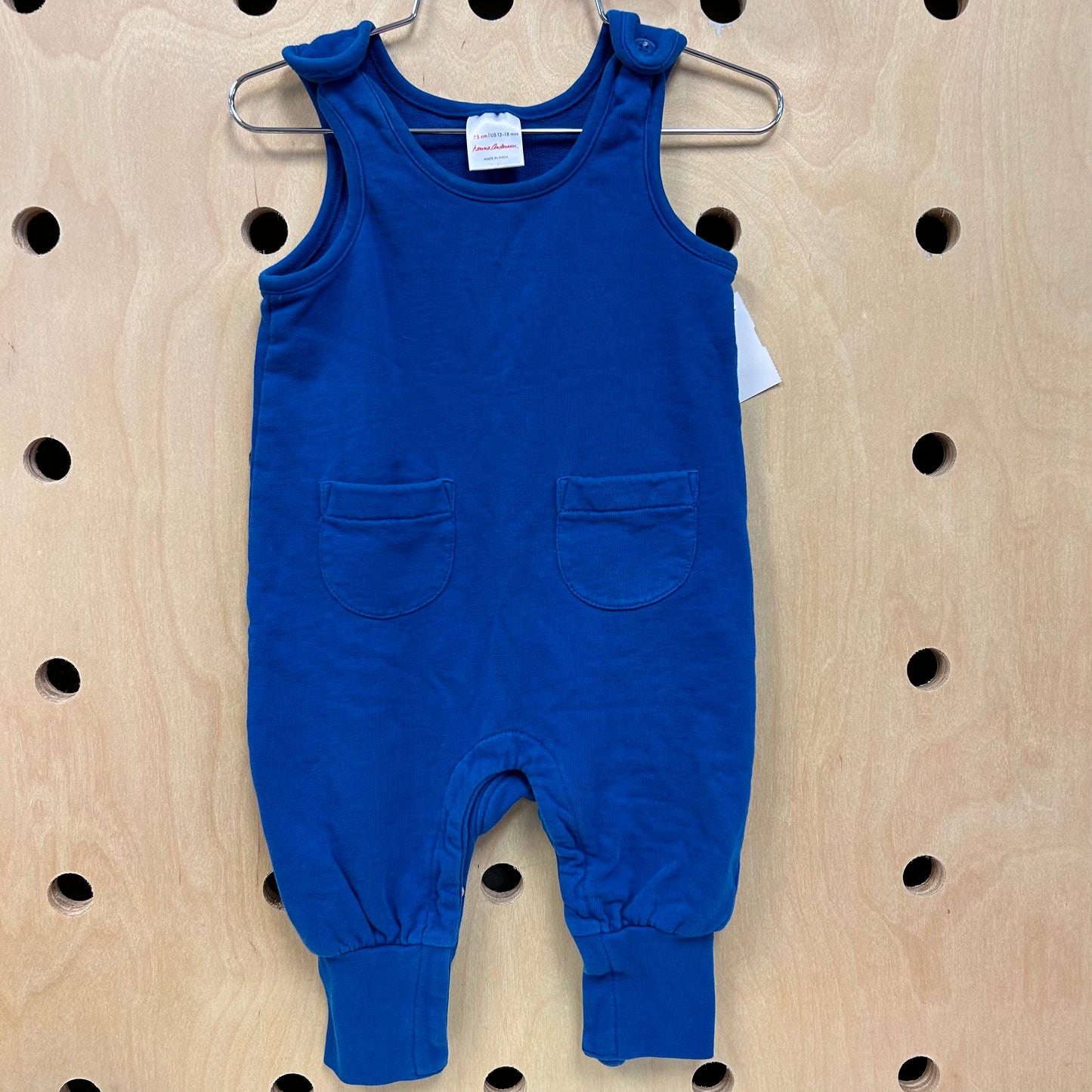 Blue Pocket Romper