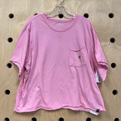 Pink Pineapple Pocket Tee